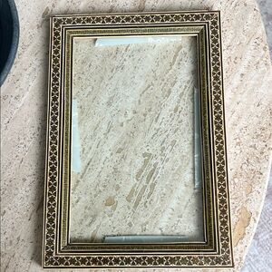 INCREDIBLE Micro Mosaic Inlaid Marquetry Frame